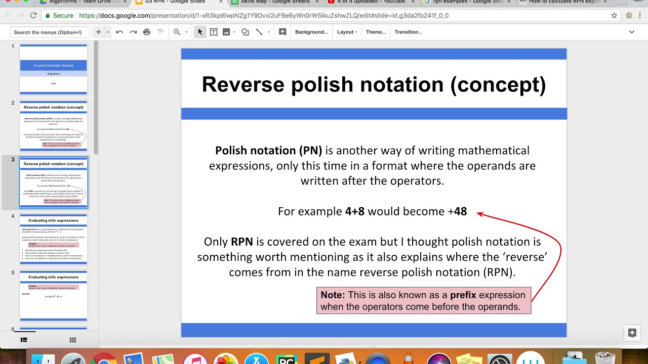 Reverse Polish Notation Reverse Polish Notation (concept) YouTube