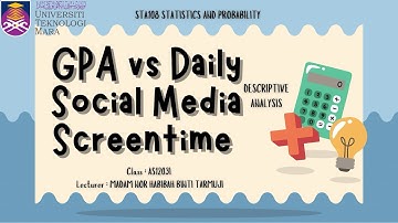 STA108 | GROUP 3 | AS1203I | video presentation