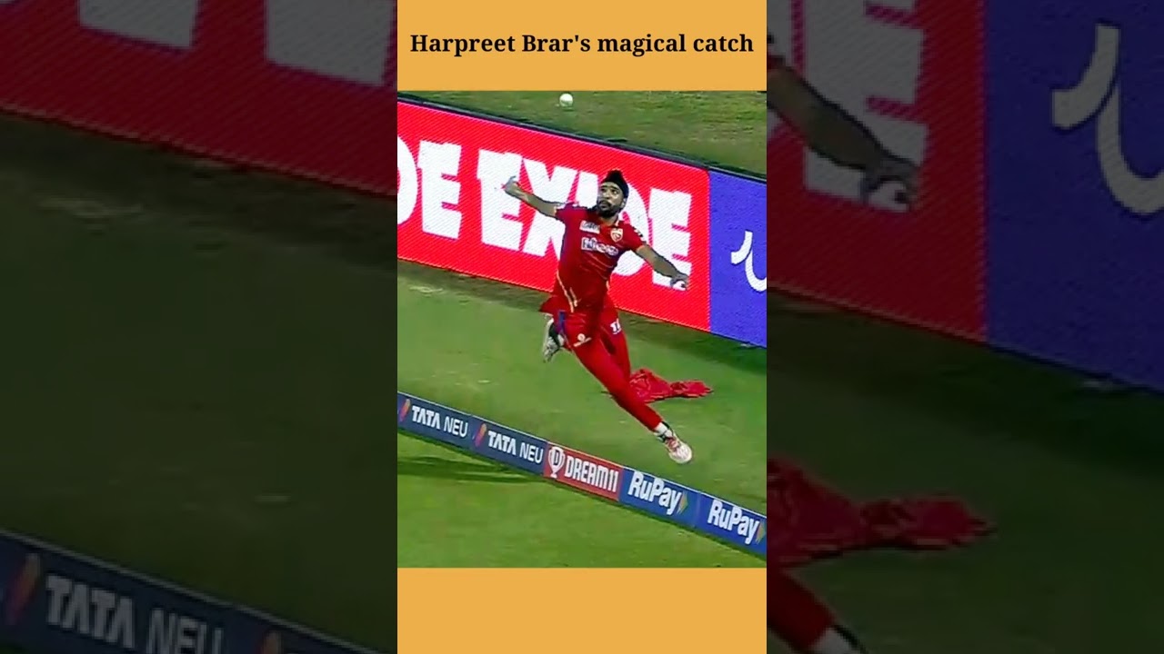 Harpreet Brar's magical catch😱😲 