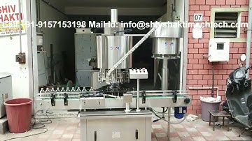 180ml Glass Bottle Automatic 4 Head ROPP cap Sealing Machine | ROPP Capping | Shiv Shakti Machtech