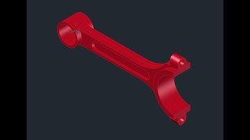 AUTOCAD 3D CONNECTING ROD