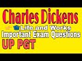 Charles Dickens life works and Very Important Questions up PGT DSSB KVS NVS net set