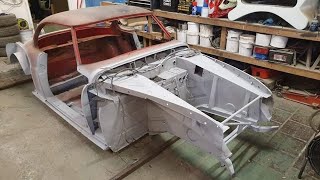 part 1 of restoring a borgward coupe, welding floors and sills #restoration #classiccars #germany