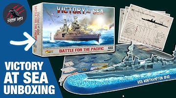 VICTORY AT SEA UNBOXING - Battle For The Pacific Starter Game By Warlord Games