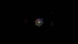 I Created a Beautiful Neon Flower Using Python 🐍✨ #Shorts