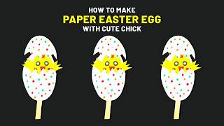 Easy Easter Craft Ideas 🐥 | DIY Easter Egg Chick & Paper Crafts for Kids