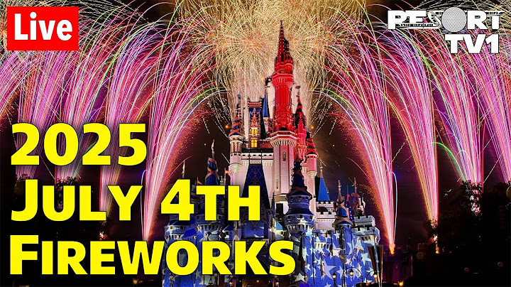 🔴Live: 2025 July 4th Fireworks at Magic Kingdom on July 3rd - Walt Disney World Live Stream