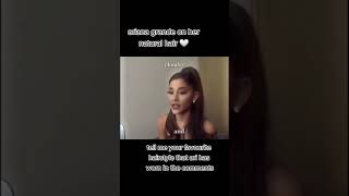 Ariana Grande On Her Natural Hair tiktok chuulvr