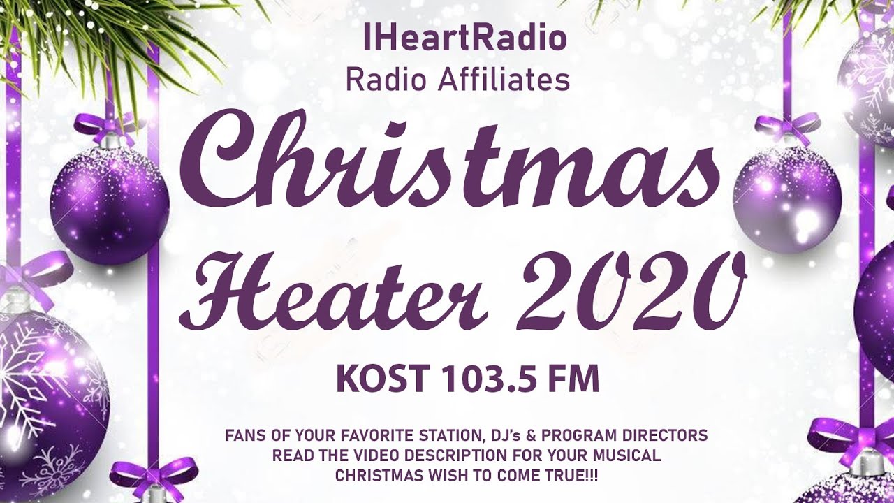 KOST 103.5 FM Meet "Beautifully Festive" Christmas Song Longing for