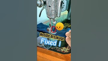 Needle breaking problem fixed! #sewingtips #sewingtutorial #sewingmachinerepair #sewingmachinetips