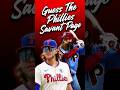 Guess the Phillies Players by Their Baseball Savant Page