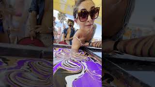 Purple and Gold Body Marbling Dip by BLVisuals at Tortuga Festival (79)