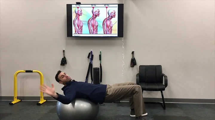 Exercise Ball Traction Stretch