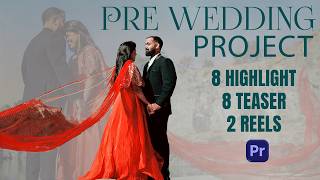 Wedding Teaser Download Premiere Pro | Cinematic Wedding Teaser Project Bundle