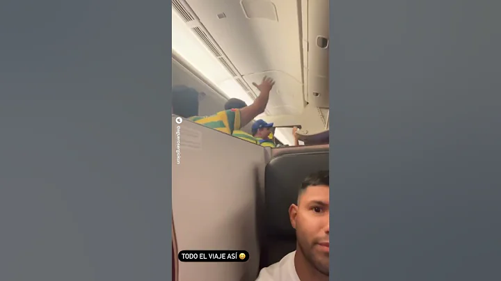 Sergio Aguero gets STUCK with Brazil fans on World Cup flight 😂 - DayDayNews