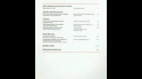 Computational Linguistics (journal) | Wikipedia audio article