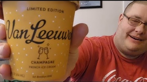 Van Leeuwen Champagne French Ice cream Review 🍦🍦🍦