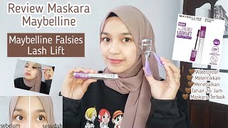 MASKARA MAYBELLINE  FALSIES LASH LIFT REVIEW | MASKARA TERBAIK 2020 DAN WATERPROOF