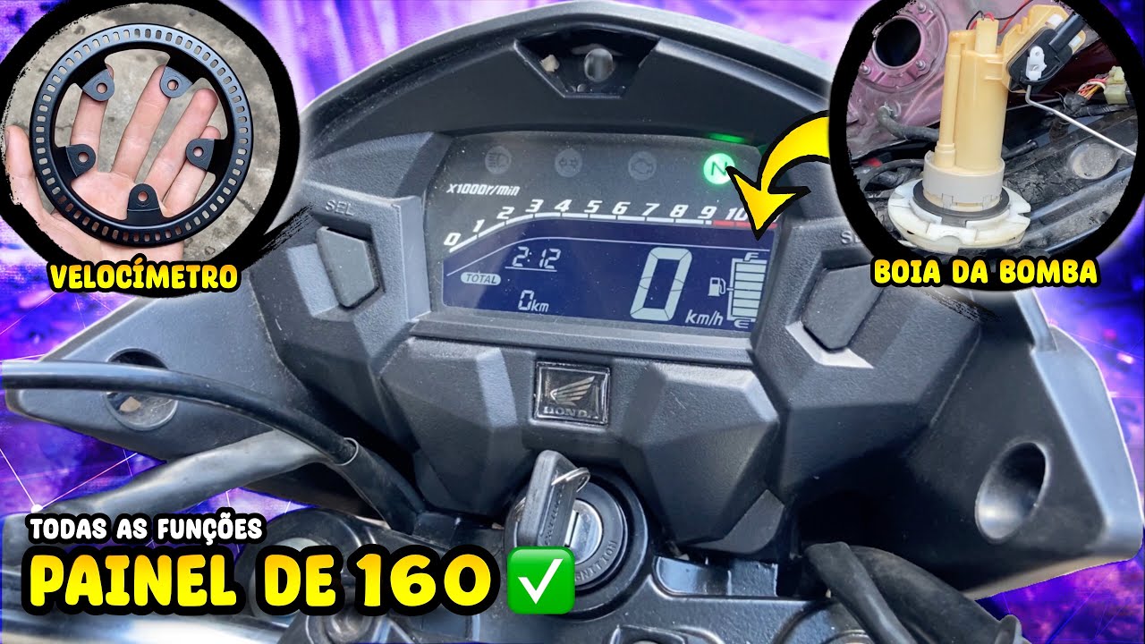 Liguei todas as funções do painel de 160!