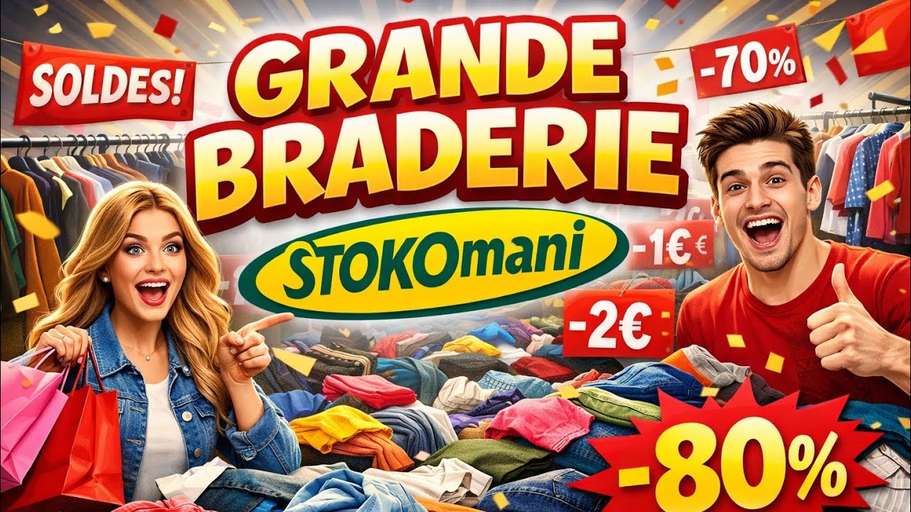 😱SUPER BRADERIE CHEZ STOKOMANI DES PRIX DE FOLIE SUR LES MARQUES 💰💲