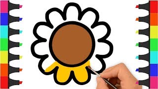 Flower Coloring Pages - Kids Flower Coloring for Kids