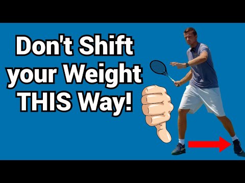 How to get the weight transfer right on the forehand