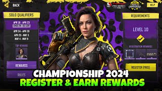 How to Register in CODM Championship 2024 | Cod Mobile Championship Rewards 2024