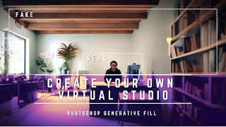 Create Your Own Virtual Studio Using Photoshop Generative Fill