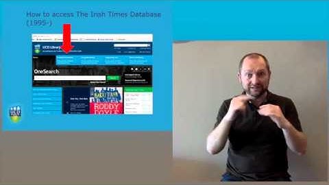 Using UCD Library OneSearch to Find a Newspaper Article