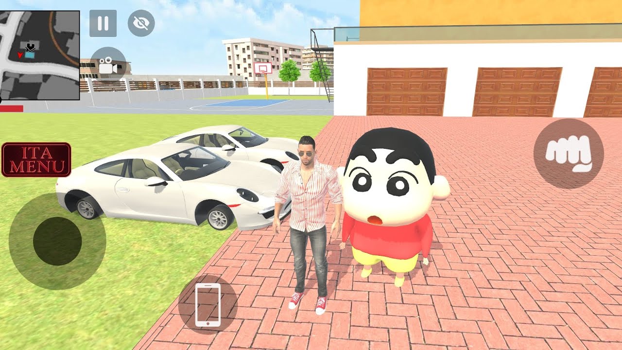 😱Franklin&Shinchan Bought 2 Super Fast White⚪Porsche With Tiny Tires! Full Modified–Aura King Rahul🔥