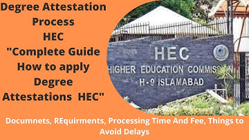 Online HEC degree attestation 2023 | Complete processess through TCS & Walkin | How to apply online