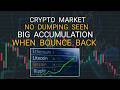 CRYPTO MARKET No Dumping | Big Accumulation | When Bounce Back #crypto #markets