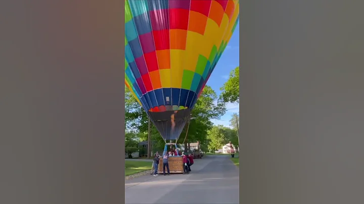 Hot Air Balloon Crash Prevented with a Hot Air Balloon Emergency Landing in Stranger's Front Yard - DayDayNews