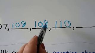 Grade 1 Math 6.1, Count by ones to 120 (counting patterns)