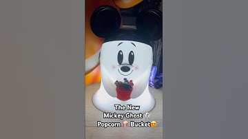 THE NEW MICKEY MOUSE GHOST 👻 POPCORN 🍿 BUCKET! 😍😍😍😍 #halloween #spooky #disney