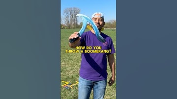 How do you throw a boomerang?
