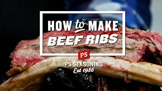 How to Smoke Beef Ribs | Smoked Dino Ribs on a Pellet Grill