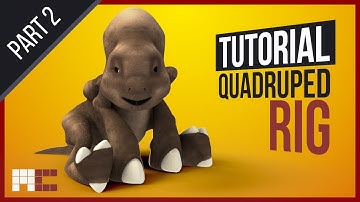 Skinning Quadruped (4-legged) Rig - 3ds Max Skinning Tutorial