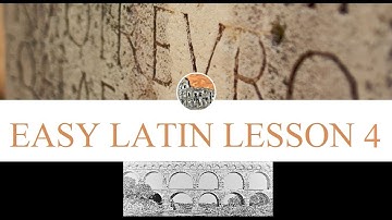 Easy Latin Lesson #4 | Learn Latin Fast with Easy Lessons | Latin Lessons for Beginners | Latin 101