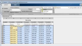 How to Import Data from Text Files Interactively in MATLAB 2012b