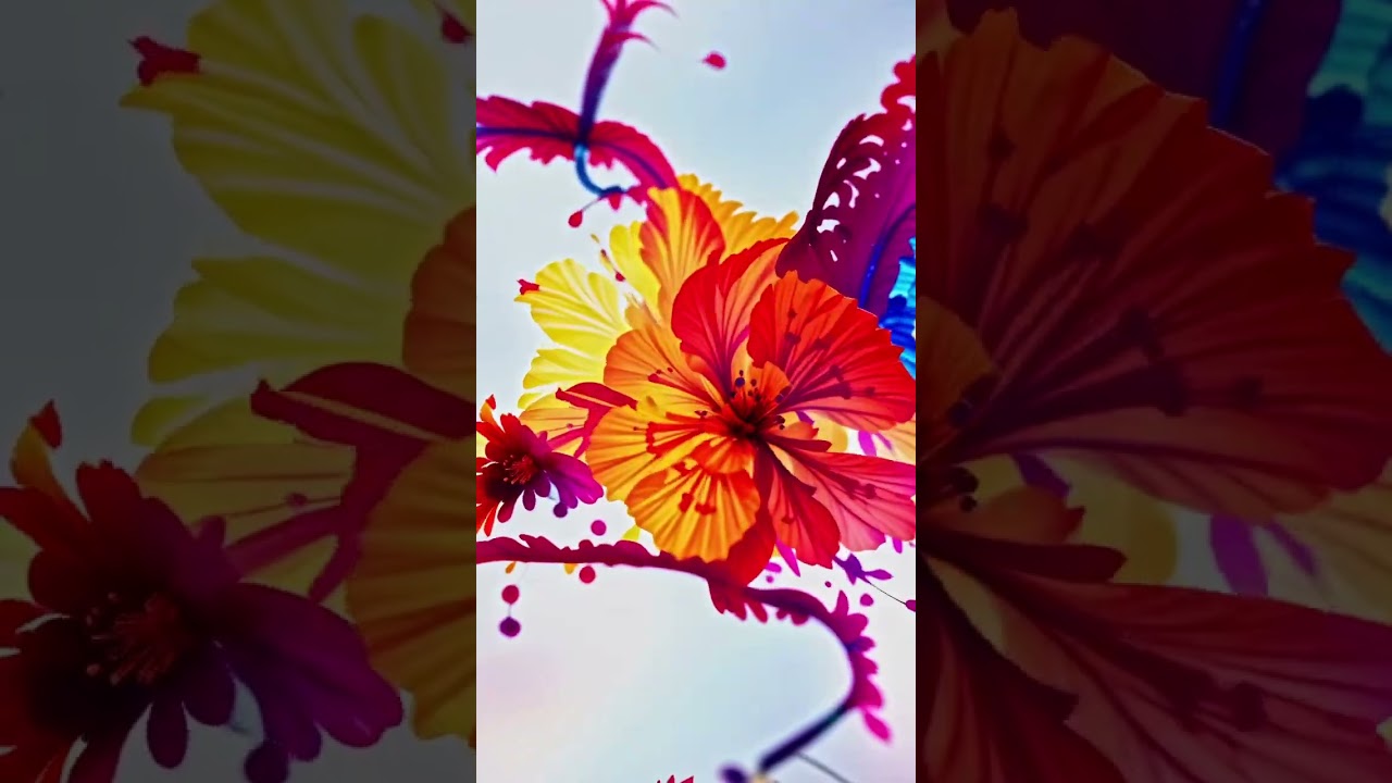 fleurs fleurs fleurs  |  Animation audio reactive (BB Jacques - Zeus)