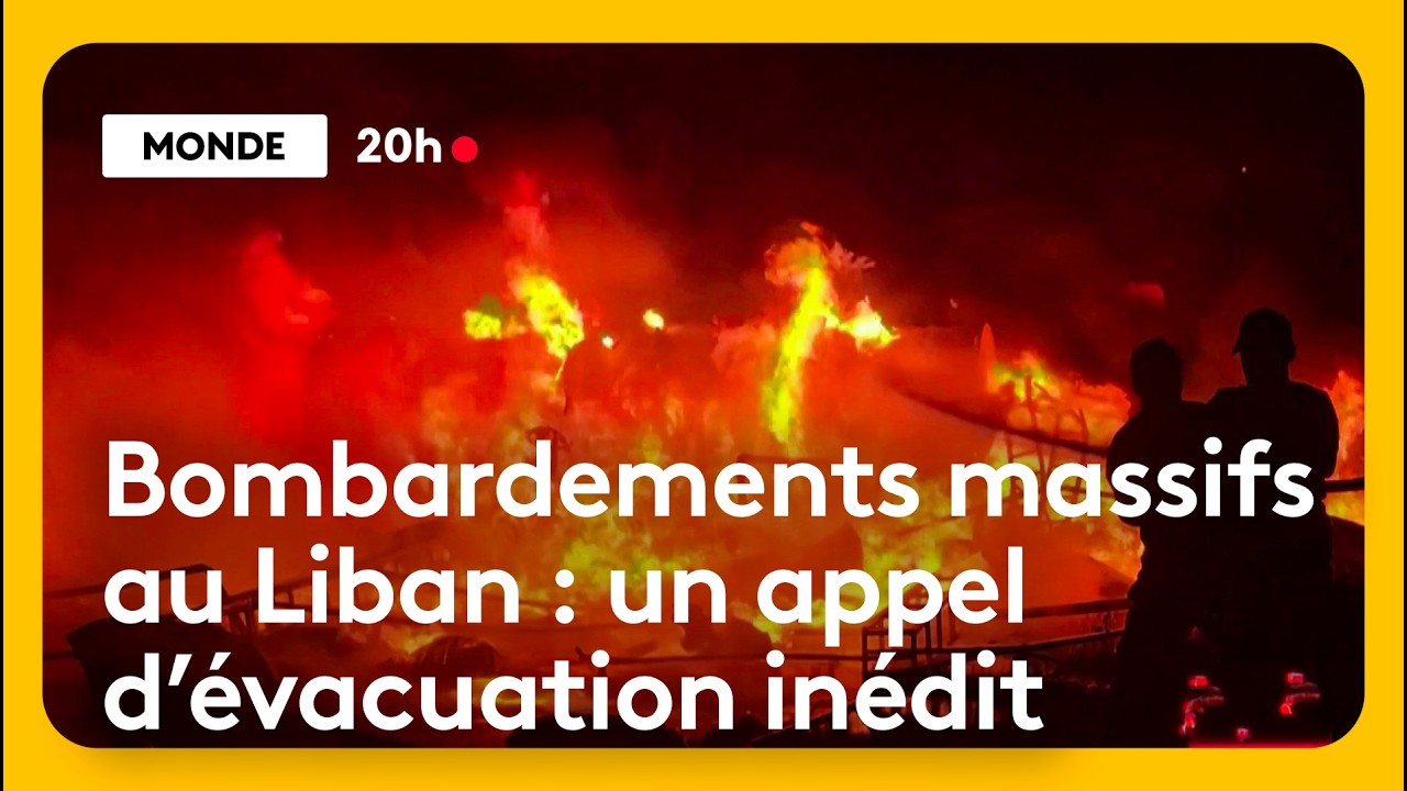 6ème jour de guerre : un appel d'évacuation inédit après des bombardements au Liban