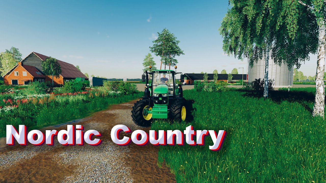 FS19 |Карта NORDIC COUNTRY| Farming Simulator 19.