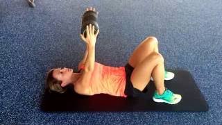 Core Engaged Glute Bridge w/ Roller