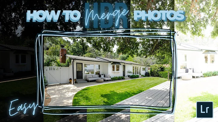 How To Merge Bracketed HDR Photos In Lightroom (2024) - FAST & EASY