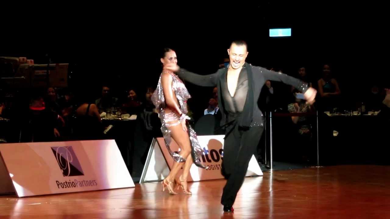 Korea Open 2013 - honour dance by Maurizio Vescovo and  Andra Vaidilaite