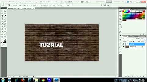 Wood Style Photoshop Tutorial - tu2rial.com