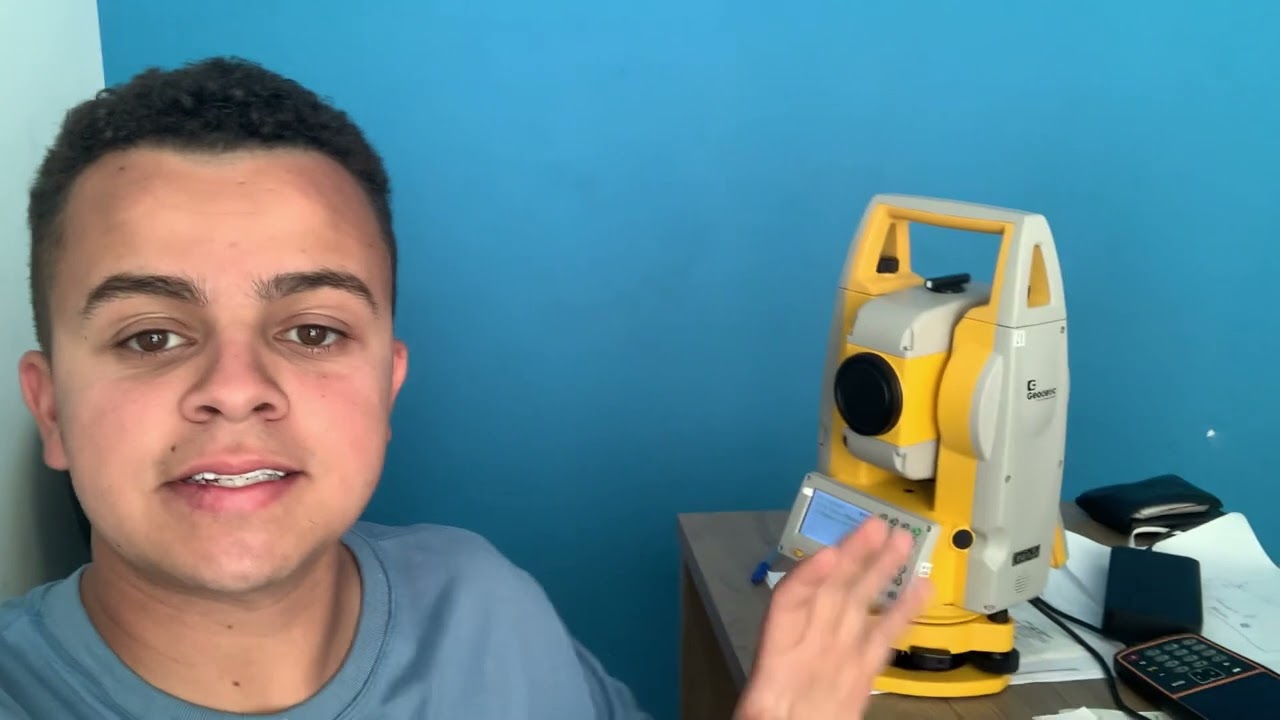 Como Descarregar o Levantamento Planimétrico da Estação Total