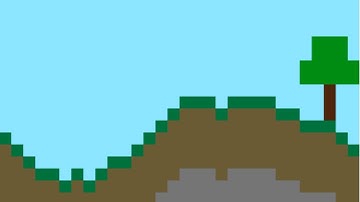 Procedural 2D Terrain Generation in Processing.js
