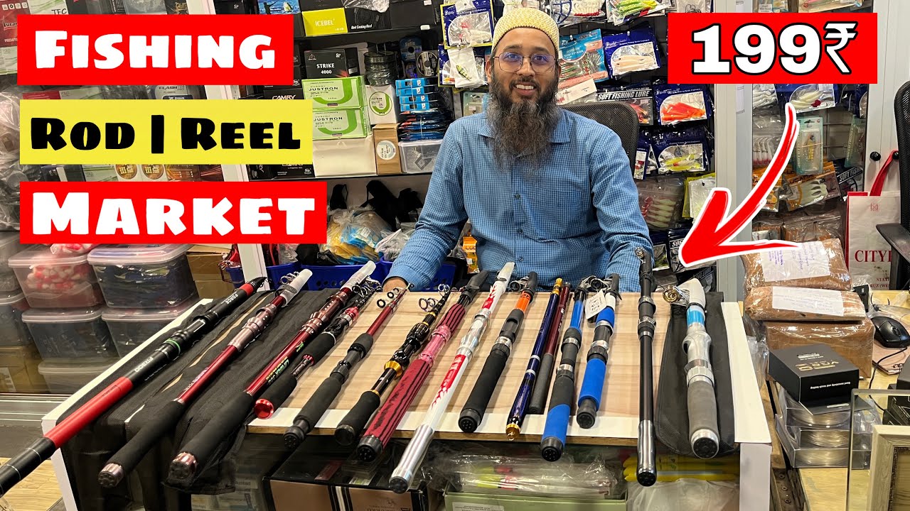 Telescopic Fishing Rod | 199₹ Starting | Fishing Reel | Fishing Line | Saqib Hunerkar Vlogs